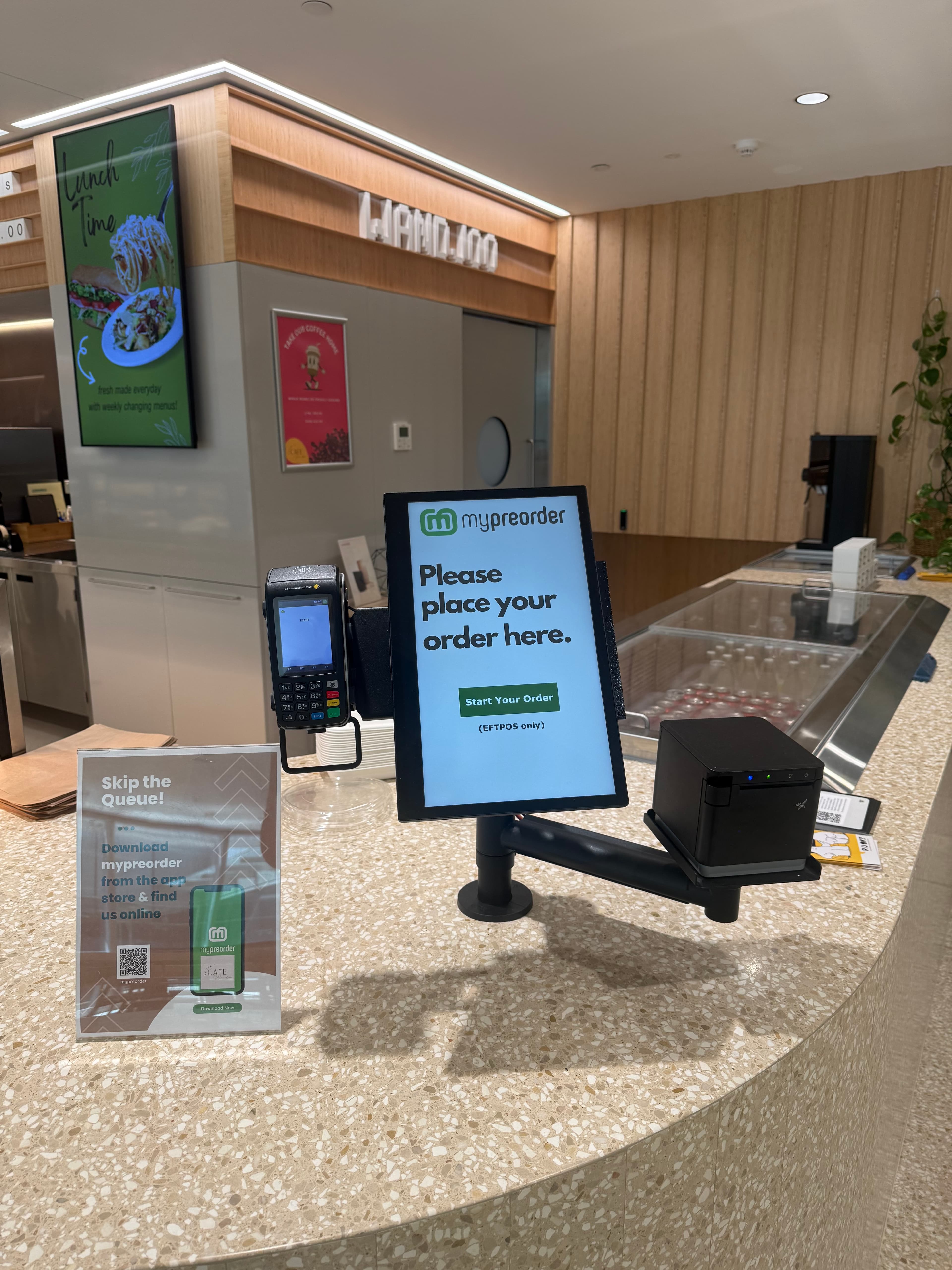 mypreorder Self-Serve Kiosk - Custom Setup