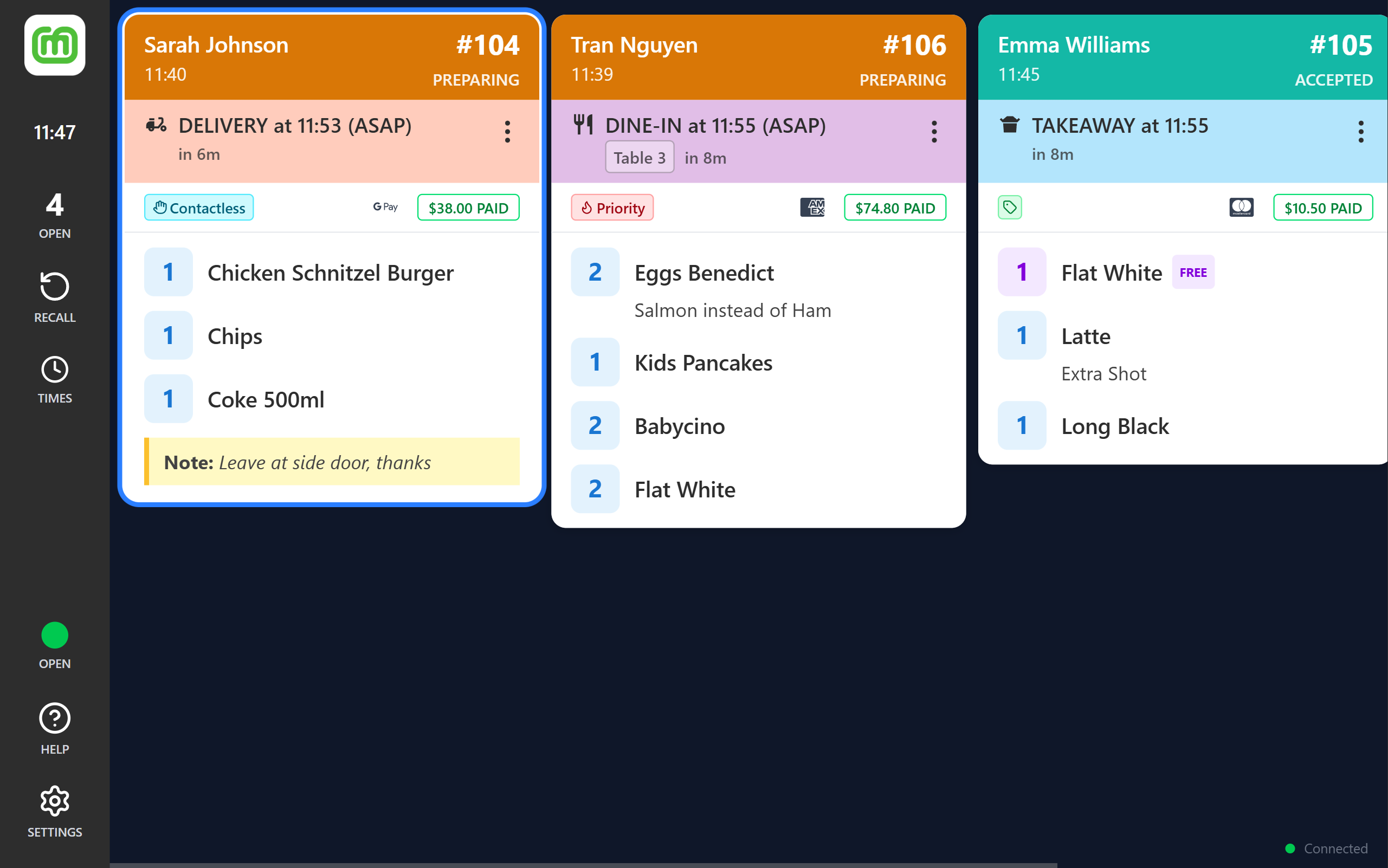 restaurant order management | kds solutions | elo®... Kitchen Display System (KDS) for Restaurants & Cafes | mypreorder